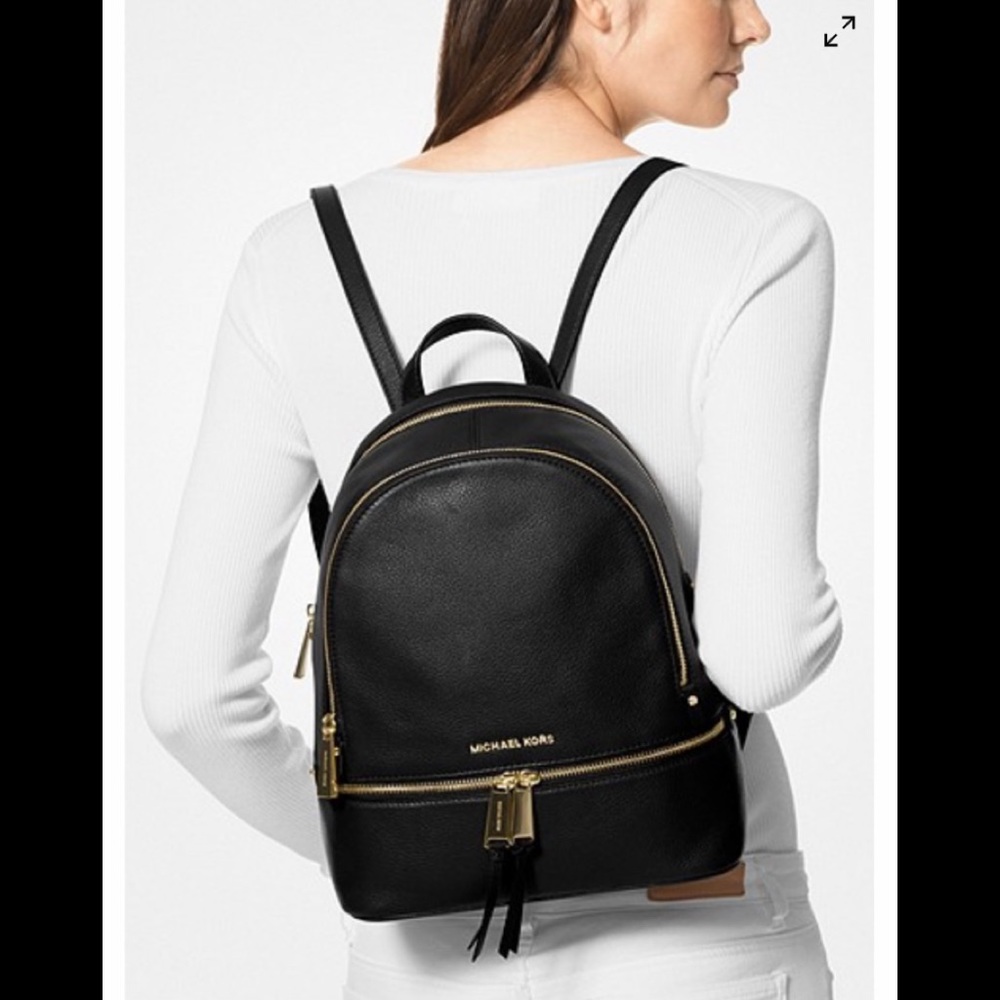 New! Michael Kors Rhea backpack purse - Picture 2 of 16
